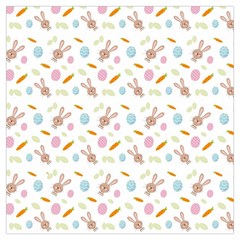 Easter Bunny Pattern Hare Lightweight Scarf  by Ravend