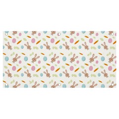 Easter Bunny Pattern Hare Banner And Sign 4  X 2 