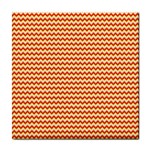 Pattern Zig Zag Stripe Geometric Tile Coaster Front