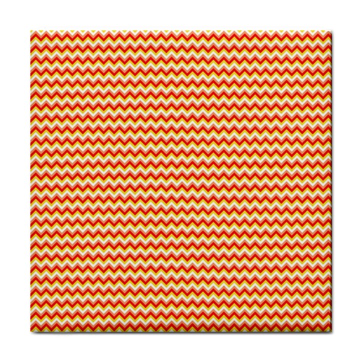 Pattern Zig Zag Stripe Geometric Tile Coaster