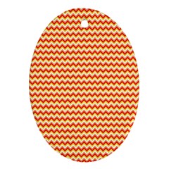 Pattern Zig Zag Stripe Geometric Ornament (Oval)