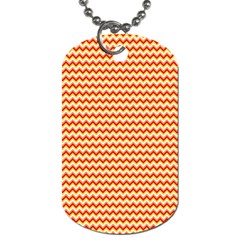 Pattern Zig Zag Stripe Geometric Dog Tag (Two Sides)