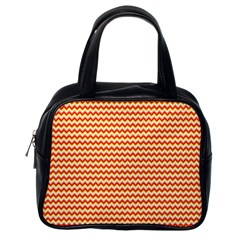 Pattern Zig Zag Stripe Geometric Classic Handbag (One Side)