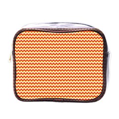 Pattern Zig Zag Stripe Geometric Mini Toiletries Bag (One Side)