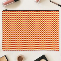 Pattern Zig Zag Stripe Geometric Cosmetic Bag (xxxl) by Ravend