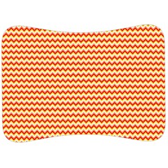 Pattern Zig Zag Stripe Geometric Velour Seat Head Rest Cushion by Ravend