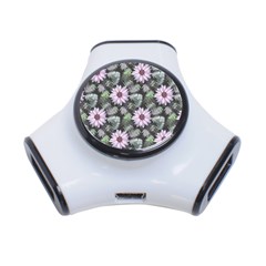 Flower  Petal  Spring Watercolor 3-port Usb Hub by Ravend