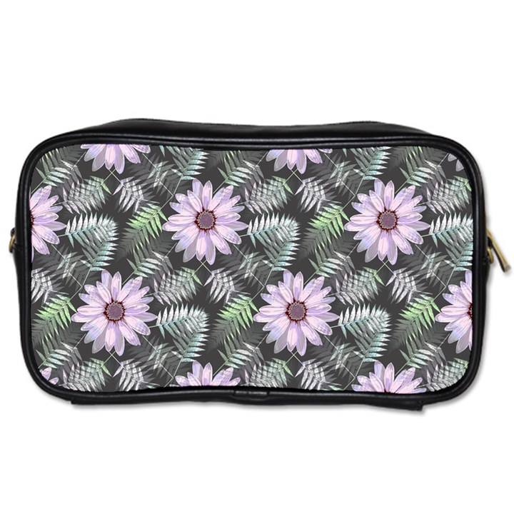 Flower Petal Spring Watercolor Toiletries Bag (Two Sides)