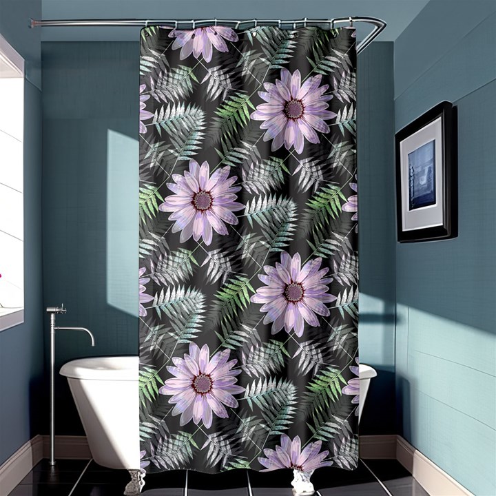 Flower Petal Spring Watercolor Shower Curtain 36  x 72  (Stall) 