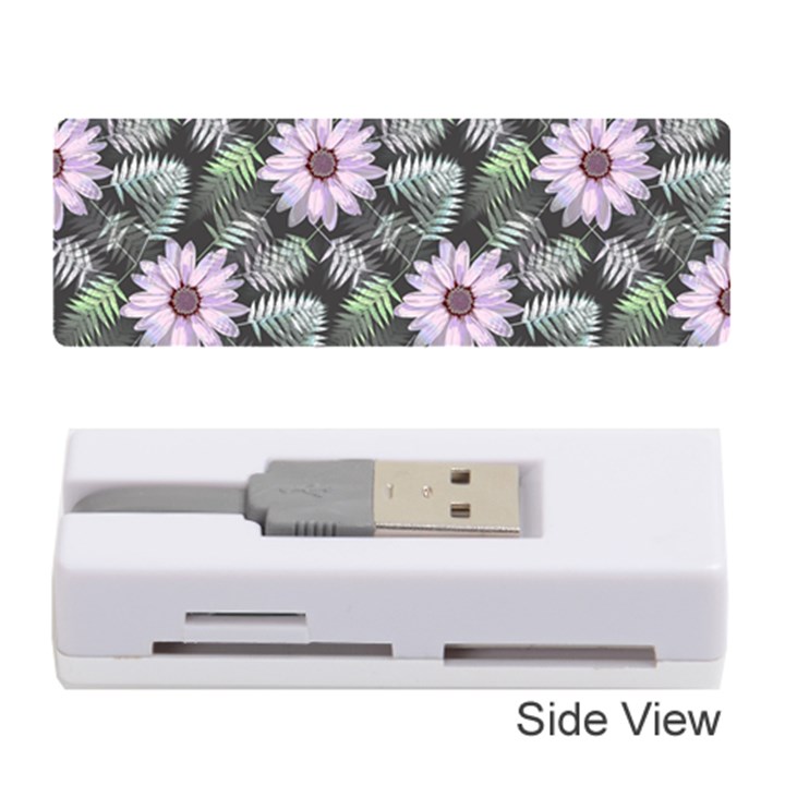 Flower Petal Spring Watercolor Memory Card Reader (Stick)