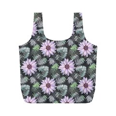 Flower Petal Spring Watercolor Full Print Recycle Bag (m) by Ravend