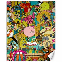 Cartoon Wallpapers Canvas 11  X 14 