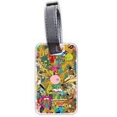 Cartoon Wallpapers Luggage Tag (two Sides)