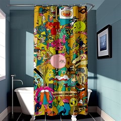 Cartoon Wallpapers Shower Curtain 36  X 72  (stall) 