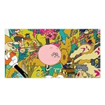 Cartoon Wallpapers Satin Shawl 45  x 80  Front