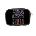 Chartres Cathedral Notre Dame De Paris Amiens Cath Stained Glass Coin Purse Back