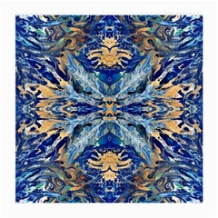 Cobalt on gold Medium Glasses Cloth