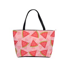 Background Watermelon Pattern Fruit Classic Shoulder Handbag by Wegoenart