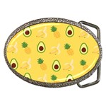 Pineapple Banana Fruit Pattern Belt Buckles Front