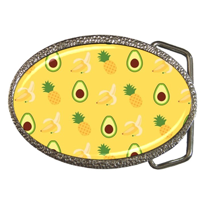 Pineapple Banana Fruit Pattern Belt Buckles