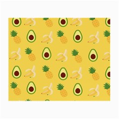 Pineapple Banana Fruit Pattern Small Glasses Cloth by Wegoenart