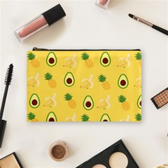 Pineapple Banana Fruit Pattern Cosmetic Bag (medium) by Wegoenart