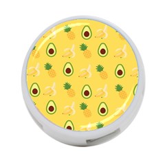 Pineapple Banana Fruit Pattern 4-port Usb Hub (two Sides) by Wegoenart