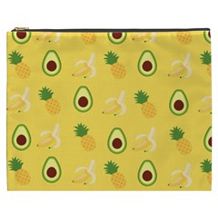 Pineapple Banana Fruit Pattern Cosmetic Bag (xxxl) by Wegoenart