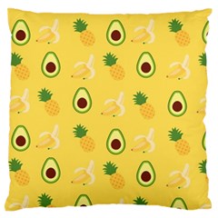 Pineapple Banana Fruit Pattern Standard Flano Cushion Case (one Side) by Wegoenart