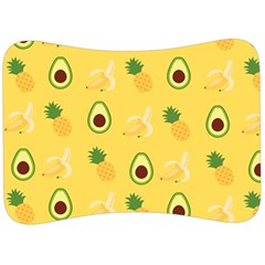 Pineapple Banana Fruit Pattern Velour Seat Head Rest Cushion by Wegoenart