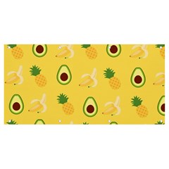 Pineapple Banana Fruit Pattern Banner And Sign 8  X 4 