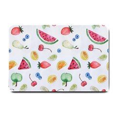 Fruit Summer Vitamin Watercolor Small Doormat 