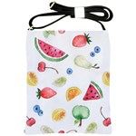 Fruit Summer Vitamin Watercolor Shoulder Sling Bag Front