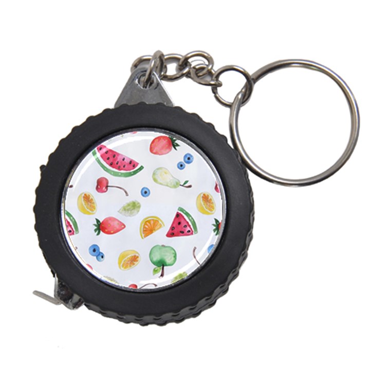 Fruit Summer Vitamin Watercolor Measuring Tape