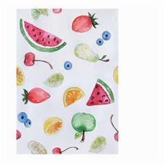 Fruit Summer Vitamin Watercolor Large Garden Flag (Two Sides)