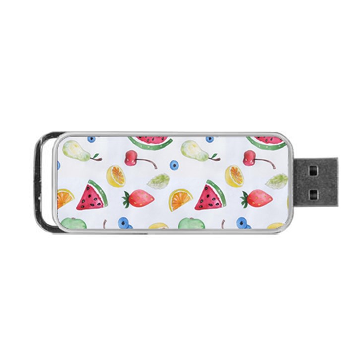 Fruit Summer Vitamin Watercolor Portable USB Flash (Two Sides)