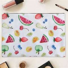 Fruit Summer Vitamin Watercolor Cosmetic Bag (XXL)