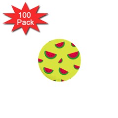 Watermelon Pattern Wallpaper 1  Mini Buttons (100 Pack) 