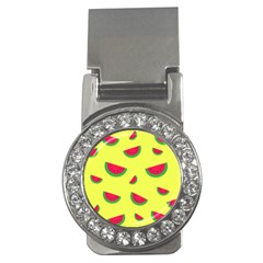 Watermelon Pattern Wallpaper Money Clips (cz)  by Wegoenart