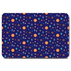 Space Sun Mercury Venus Earth Planet Galaxy Large Doormat  by Wegoenart