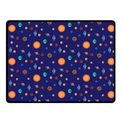 Space Sun Mercury Venus Earth Planet Galaxy Fleece Blanket (small) by Wegoenart