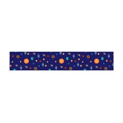 Space Sun Mercury Venus Earth Planet Galaxy Flano Scarf (mini) by Wegoenart