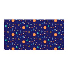 Space Sun Mercury Venus Earth Planet Galaxy Satin Wrap 35  X 70  by Wegoenart