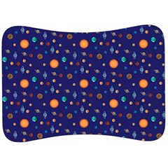 Space Sun Mercury Venus Earth Planet Galaxy Velour Seat Head Rest Cushion by Wegoenart