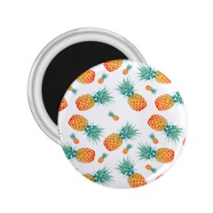 Pineapple Background Pattern Fruit 2 25  Magnets