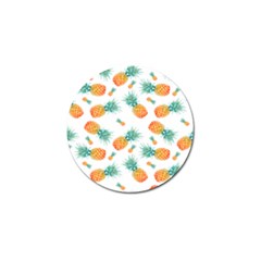 Pineapple Background Pattern Fruit Golf Ball Marker (4 Pack) by Wegoenart