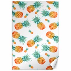 Pineapple Background Pattern Fruit Canvas 20  X 30  by Wegoenart