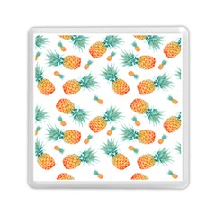 Pineapple Background Pattern Fruit Memory Card Reader (square) by Wegoenart