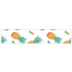 Pineapple Background Pattern Fruit Small Flano Scarf