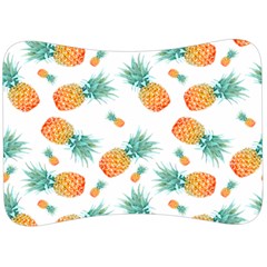 Pineapple Background Pattern Fruit Velour Seat Head Rest Cushion by Wegoenart